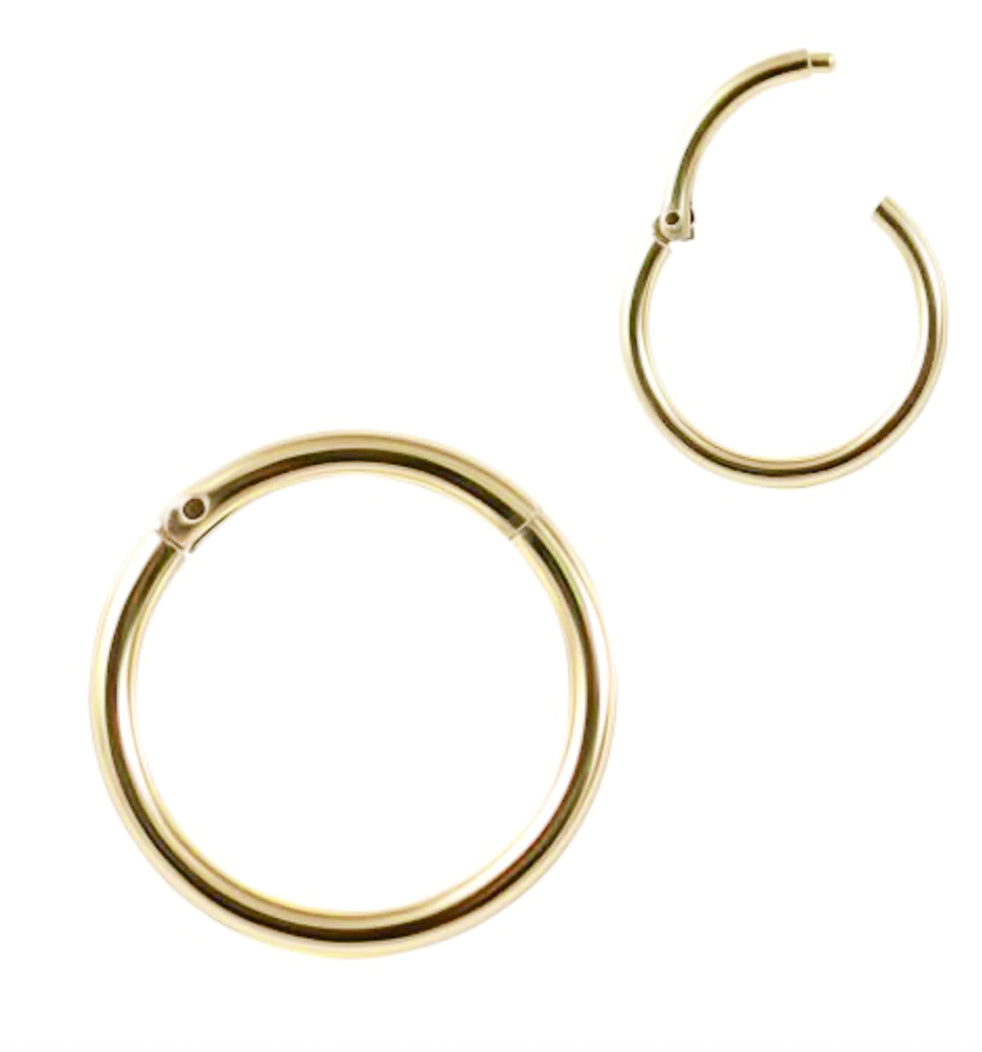photo showcasing the clicker mechanism on nose ring