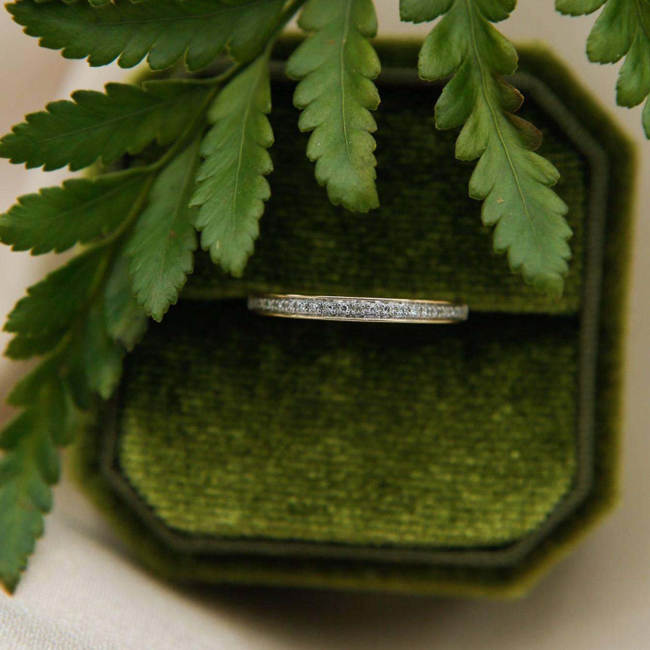 14K Diamond Band