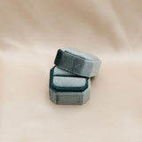 Light Blue Lush Velvet Ring Storage Box By Milwaukee Jewelry Shop Cival Collective