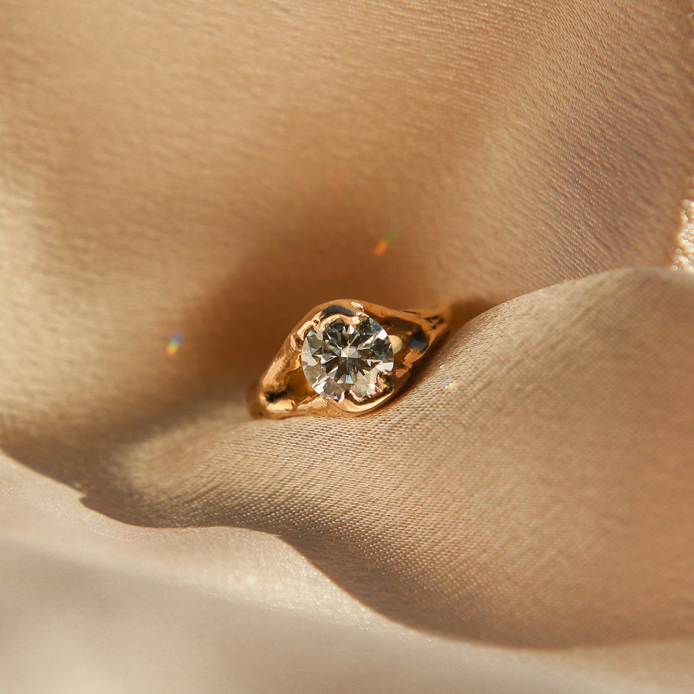 1.5ct Moissanite Freeform LL for Cival| sz 6.5