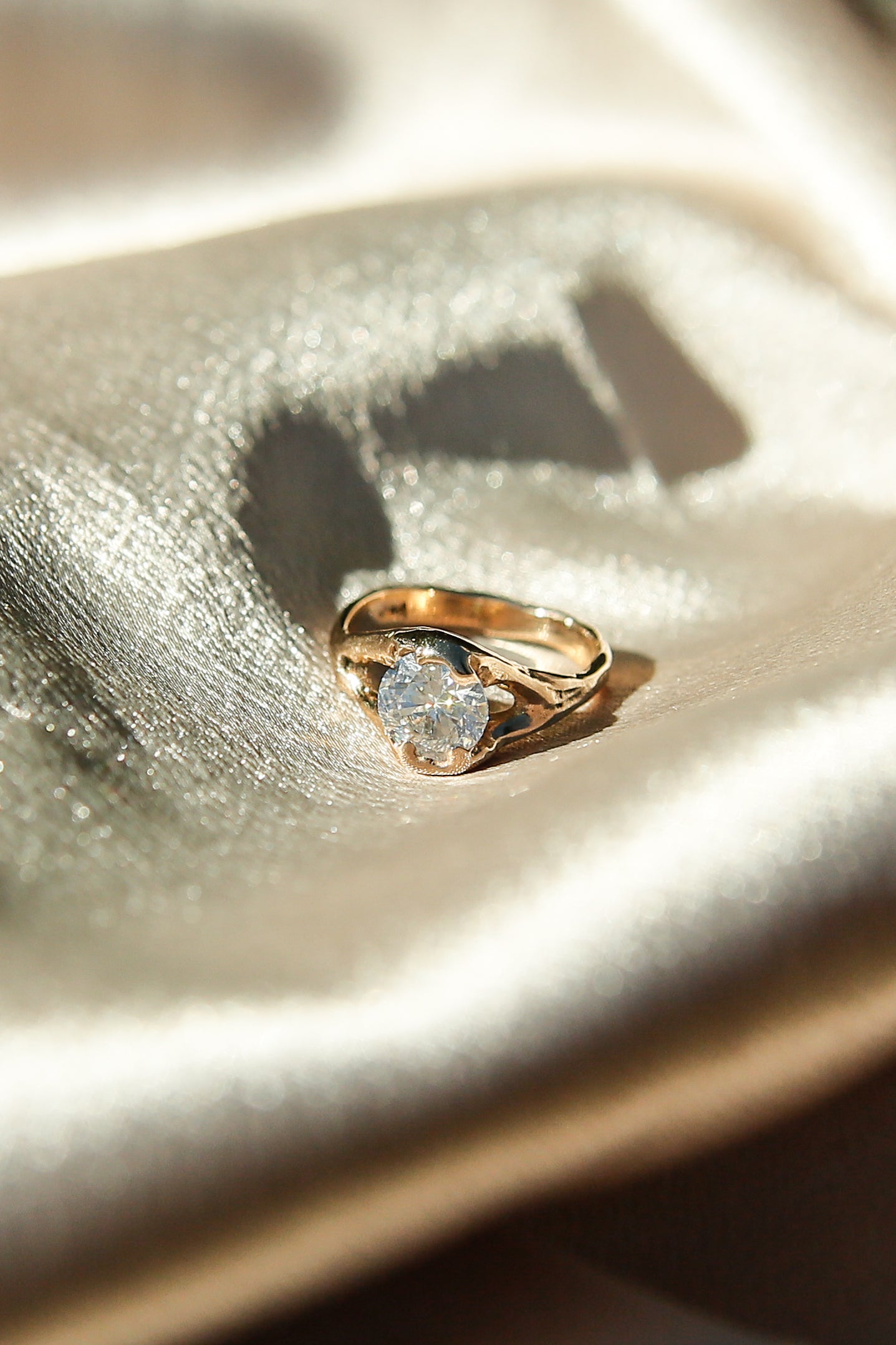 1.5ct Moissanite Freeform LL for Cival| sz 6.5