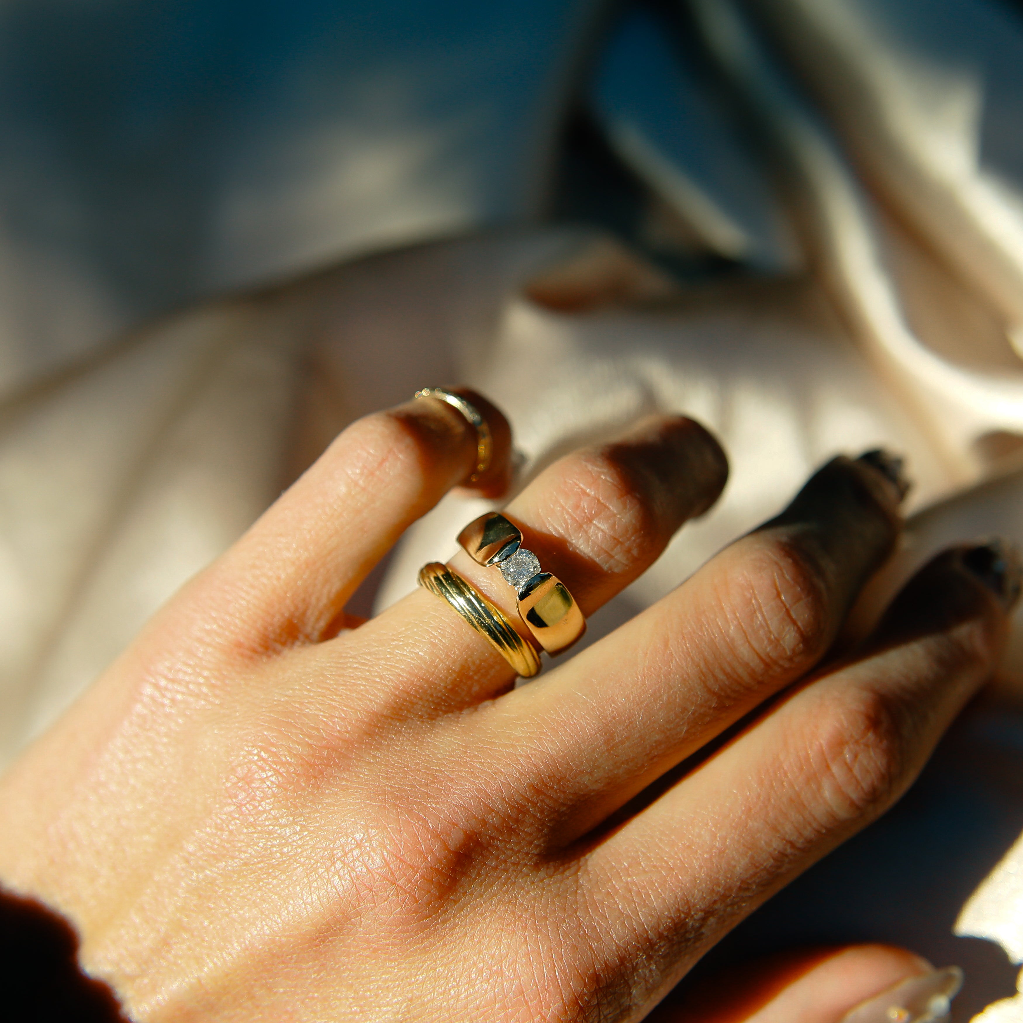 Modern Bar Set Solitaire | sz 6.5