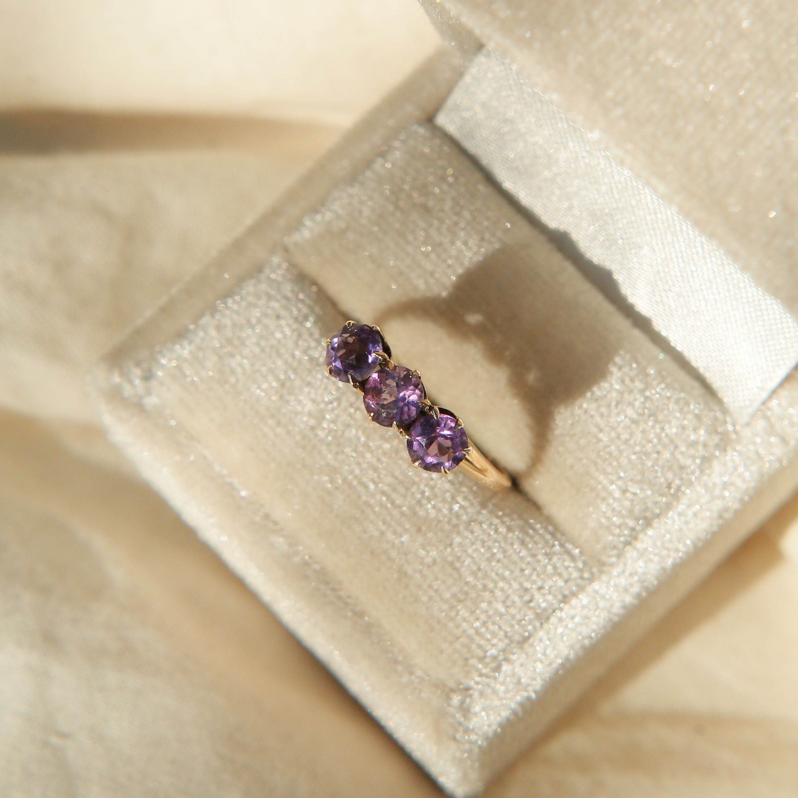 Antique Amethsyt Ostby & Barton ring | sz 6