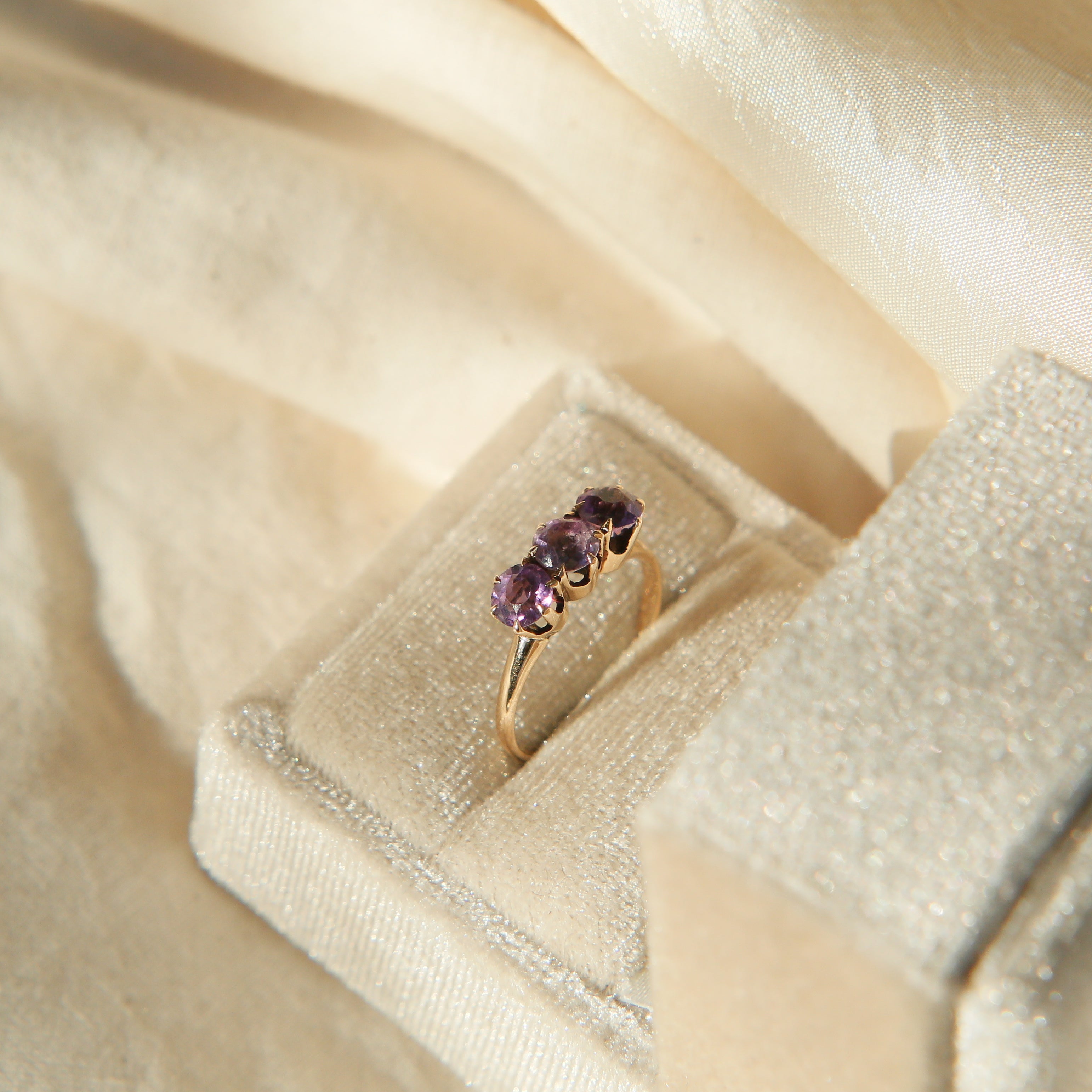 Antique Amethsyt Ostby & Barton ring | sz 6