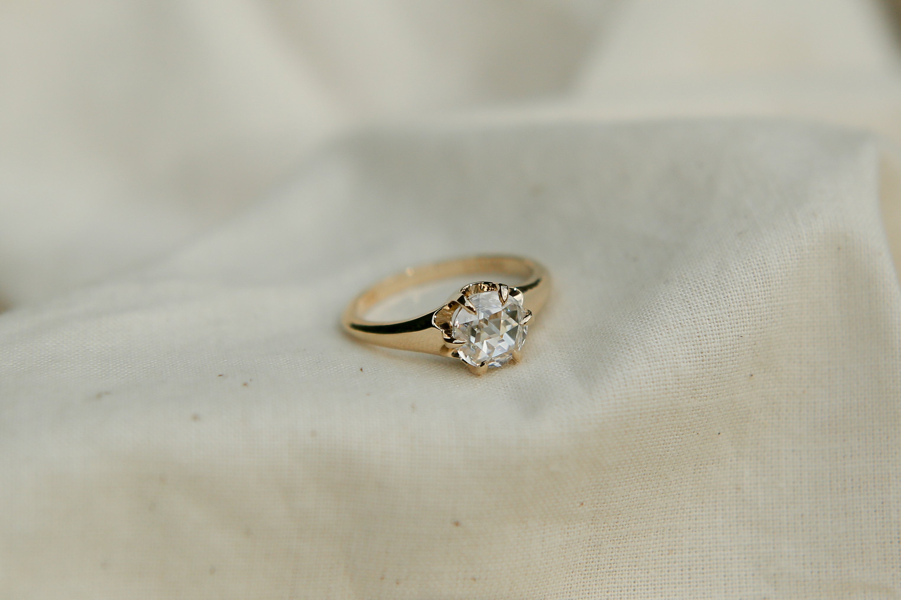 Amelia | 1.5 ct Double Rose Cut Round | sz 8