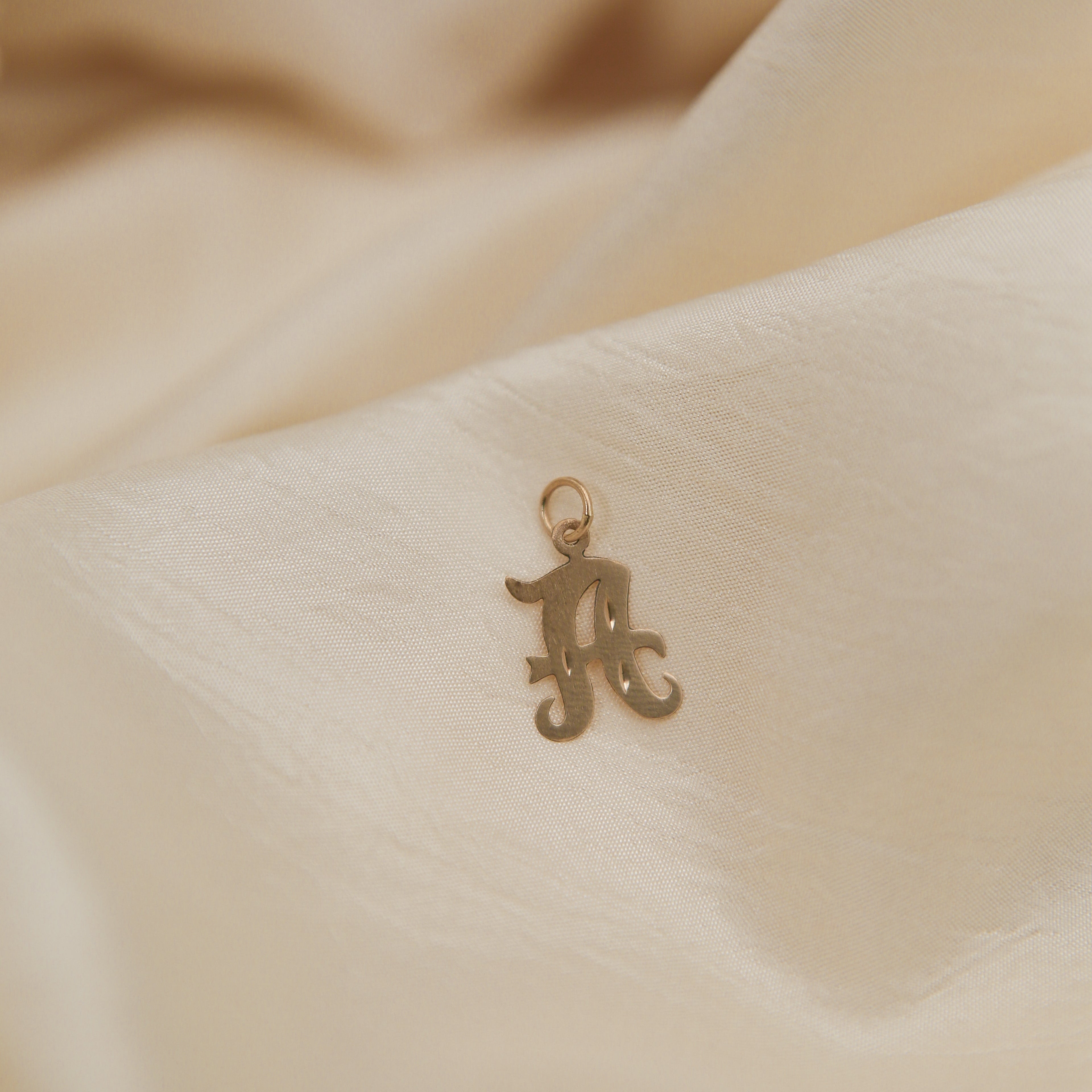 Vintage "A" Letter | Necklace Charm