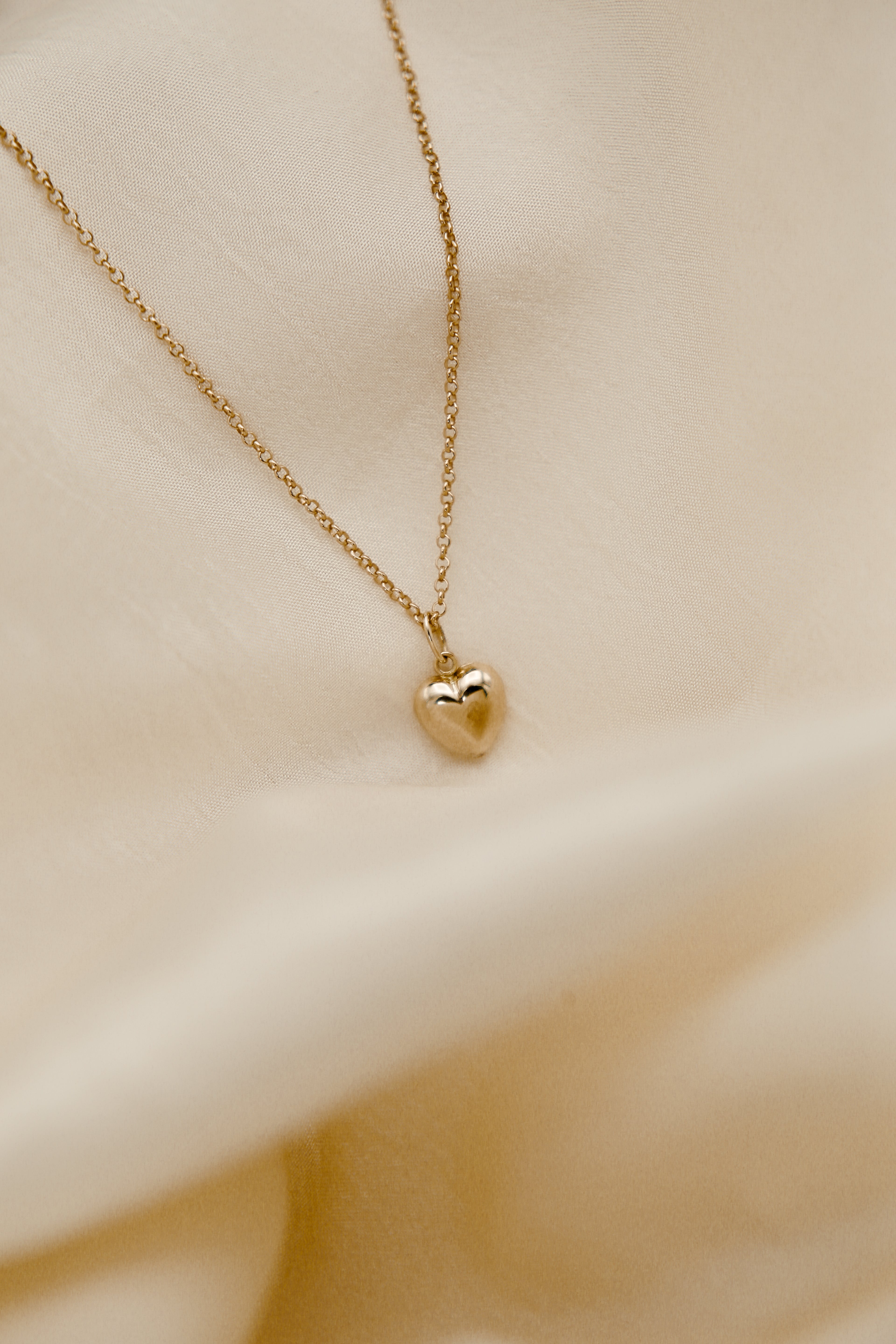 80's Puffy Heart | Necklace Charm