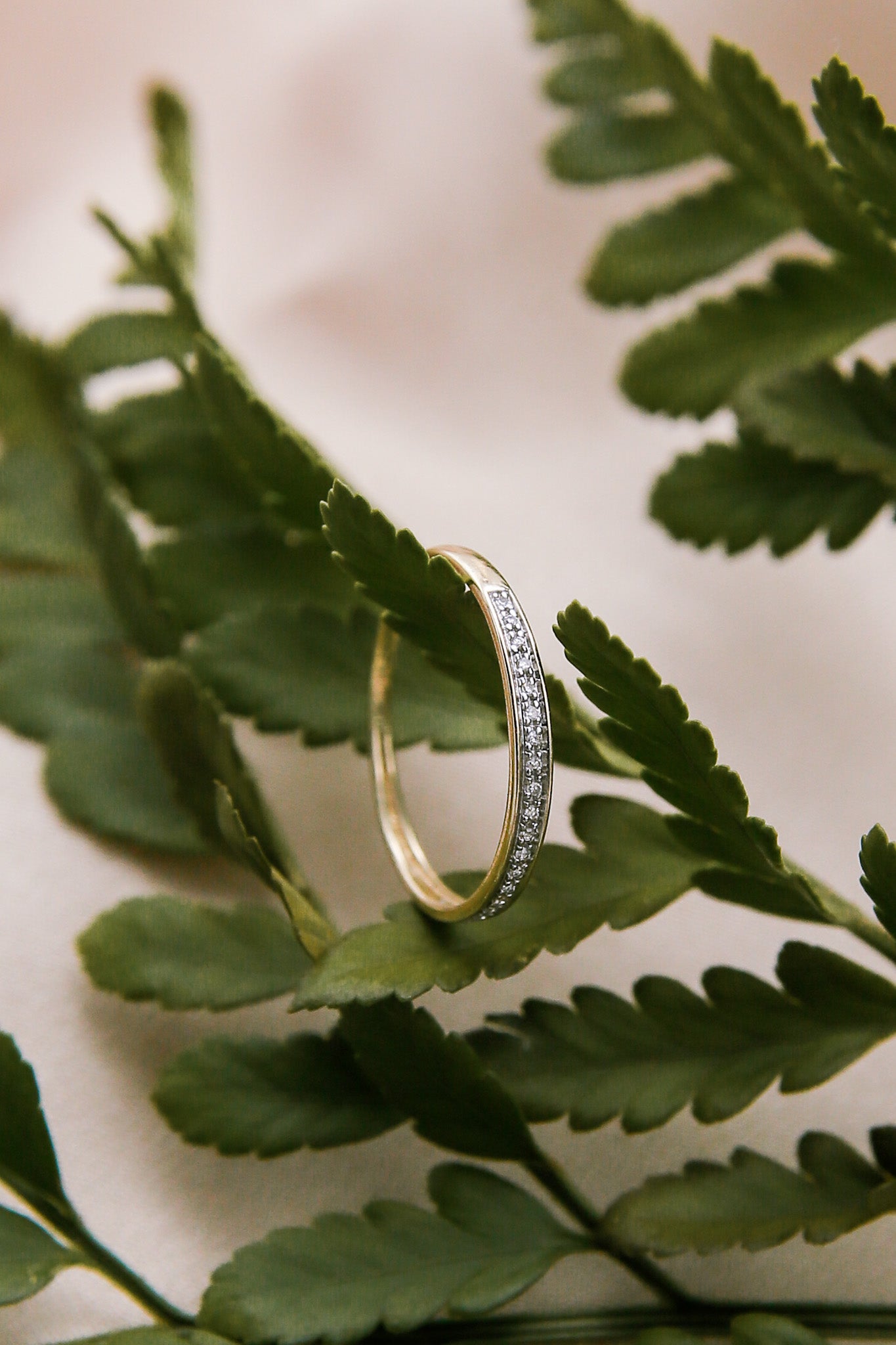 14K Diamond Band