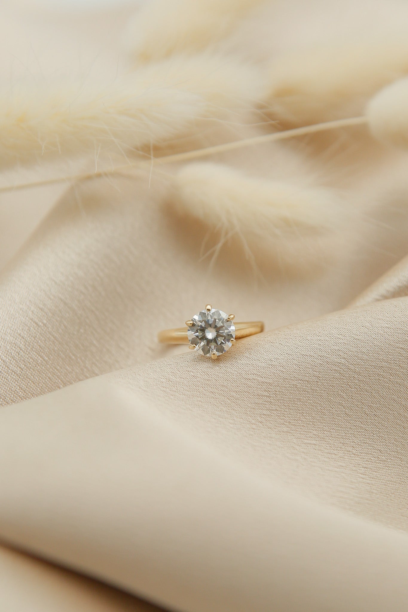 Vintage 1.5 ct Moissanite Solitaire | Sz 5