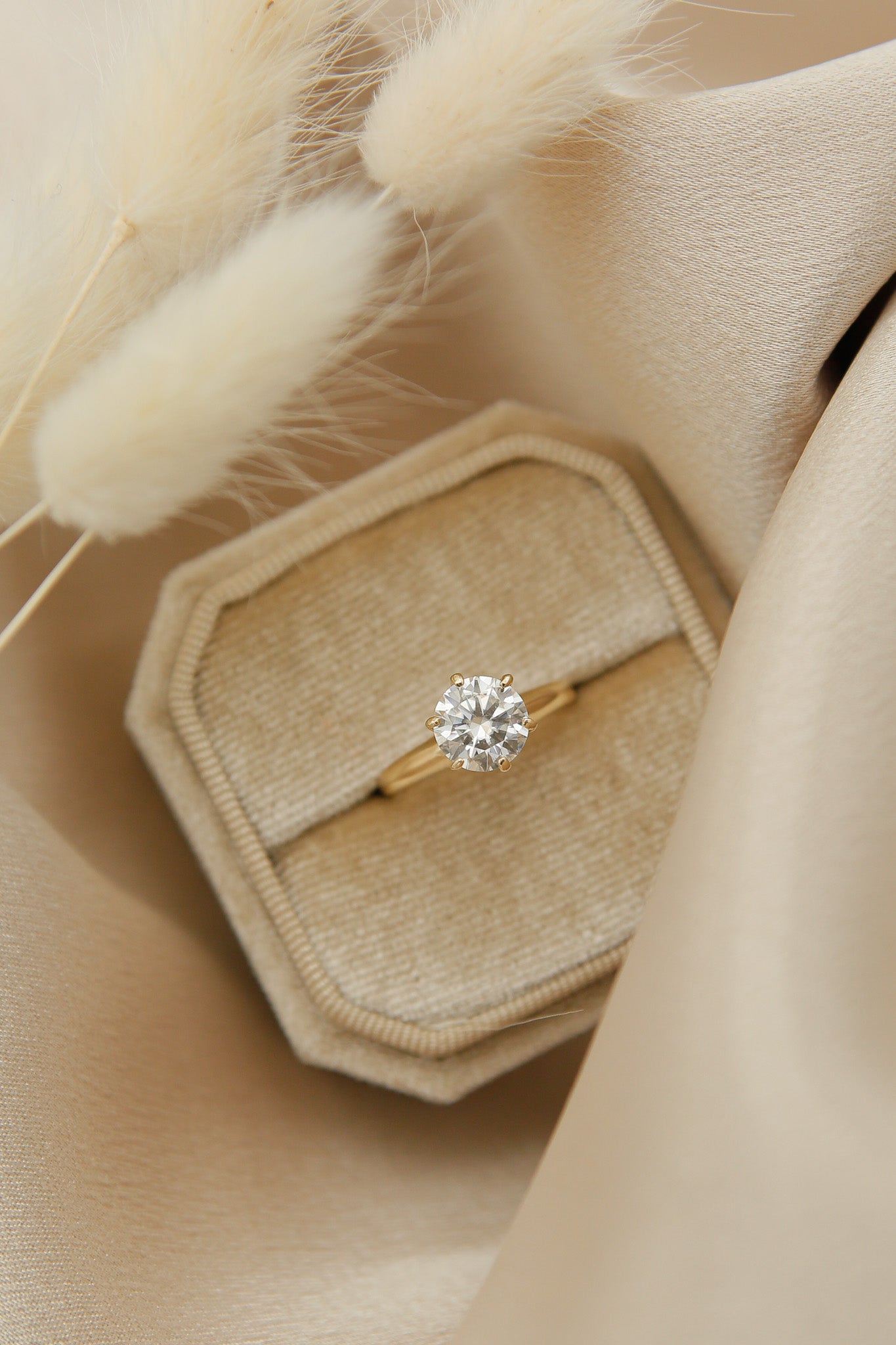 Vintage 1.5 ct Moissanite Solitaire | Sz 5