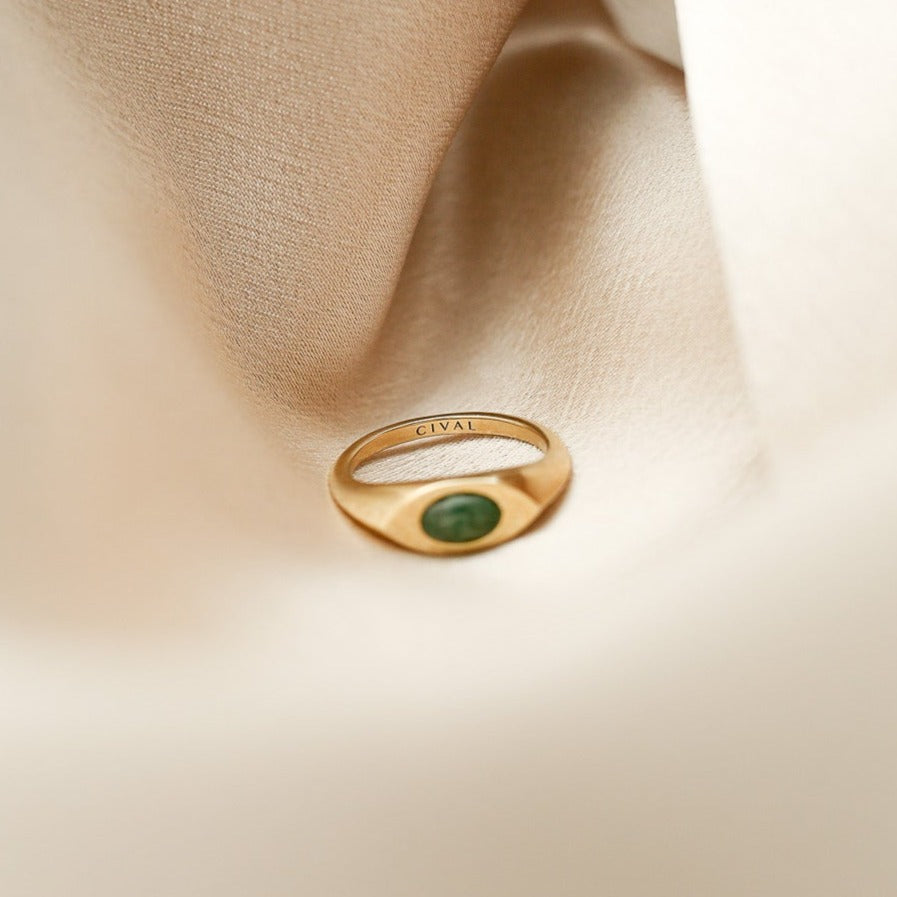 Kira Ring - Green Tourmaline