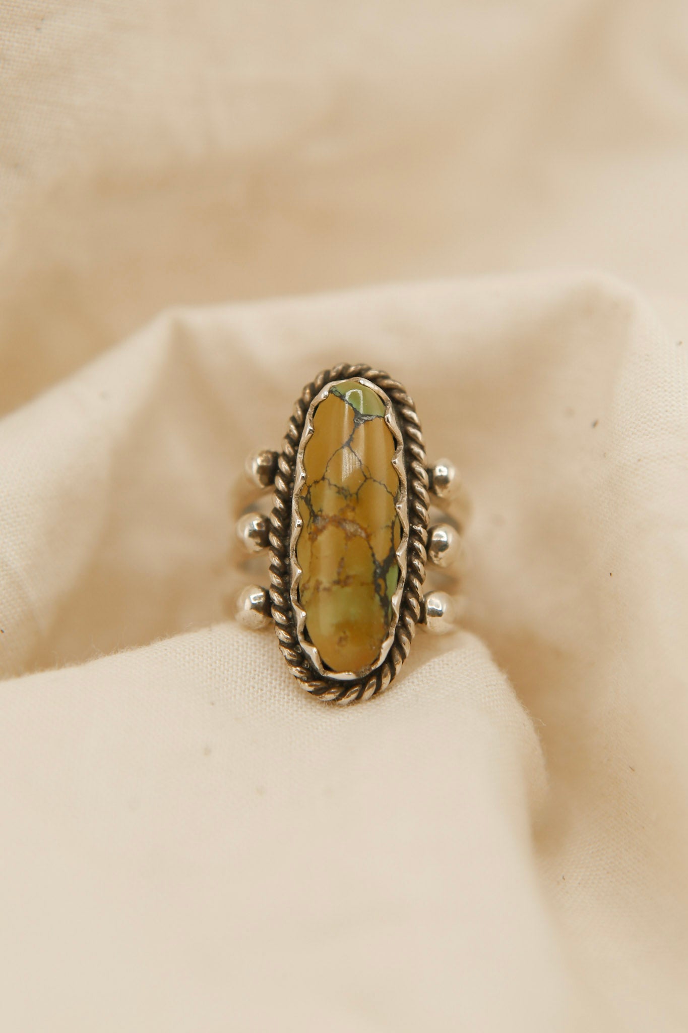 Mixed Stone | Triple Band Sterling Silver