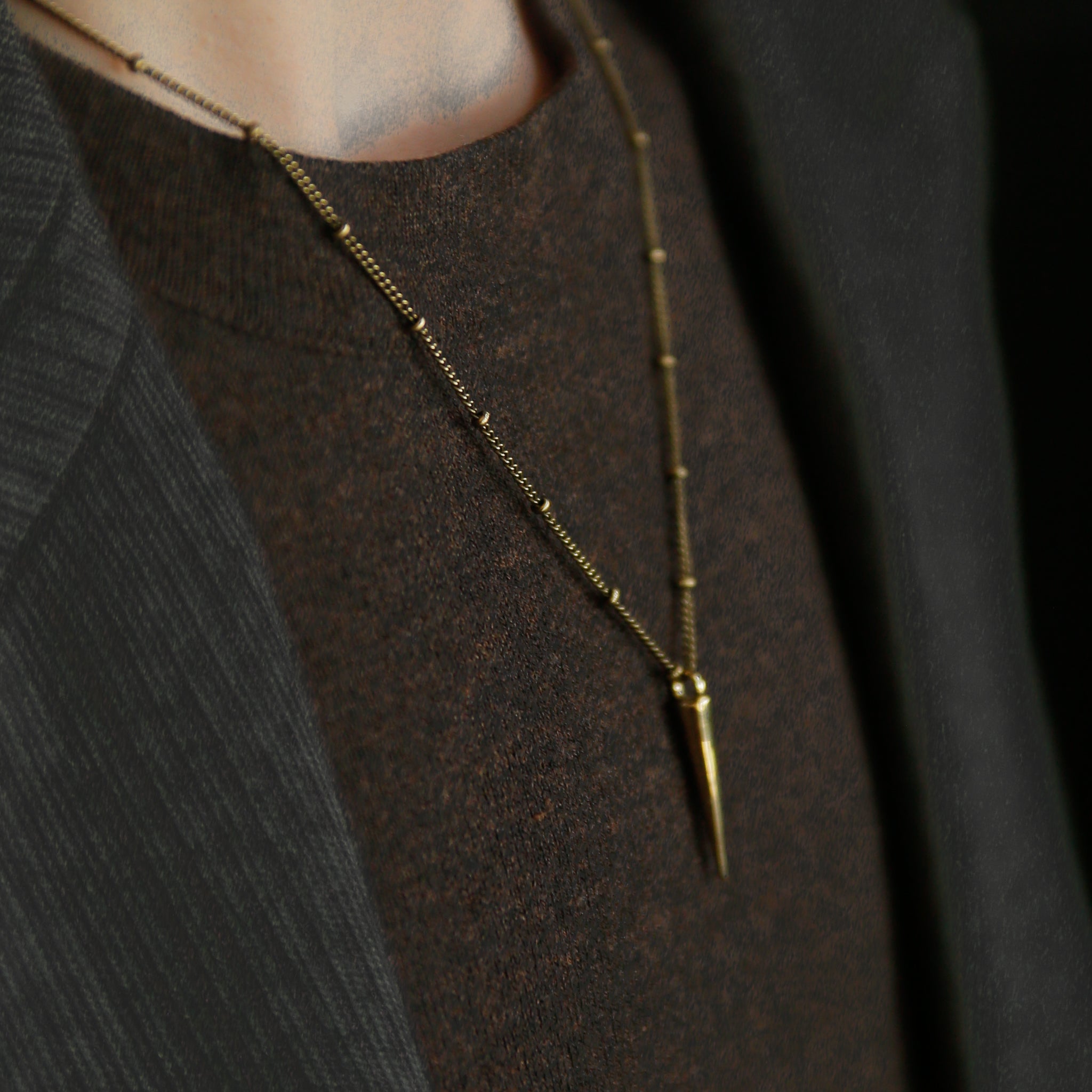 Mave Brass Pendant I Necklace