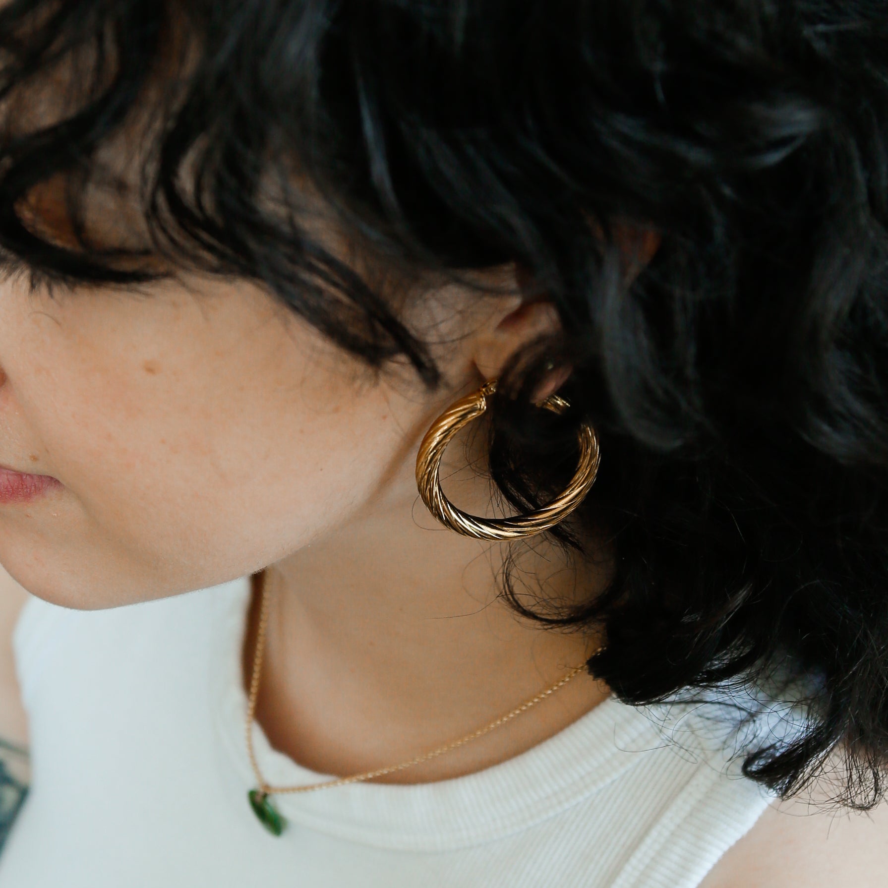 Tina Hoops | Silver