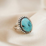 Kingman Turquoise Ring | Sz 8