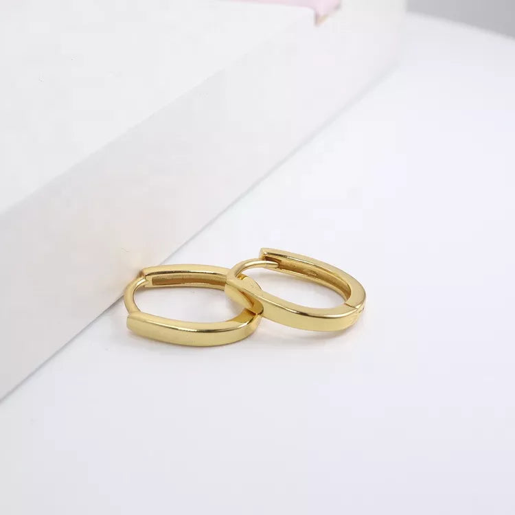 gold sunna hoop earrings