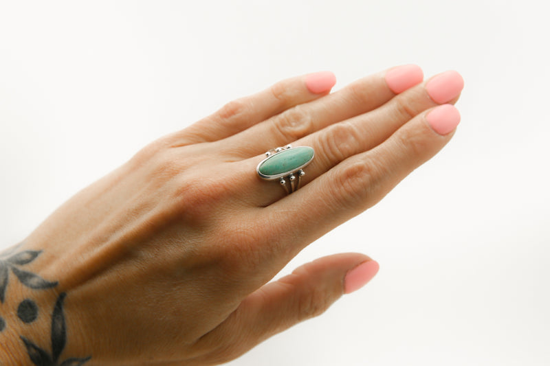 Royston Turquoise Ring  | Sz 8