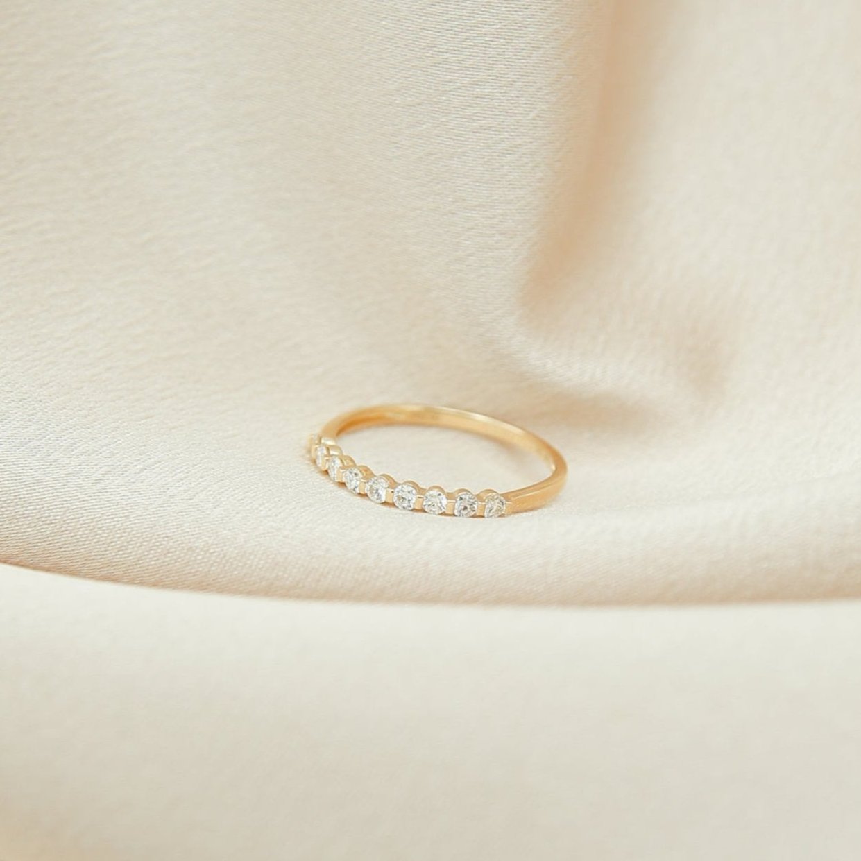 diamond accented wedding band by cival - Designed in Milwaukee WI