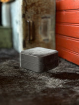 Gray Velvet Ring Storage Box