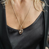 Edwardian 10k Aquamarine Necklace
