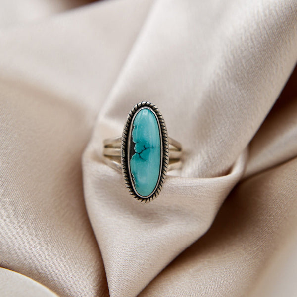Sterling Silver Turquoise Ring | Sz 7