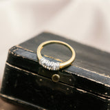 1970’S Deco Diamond Band | Sz 7.25
