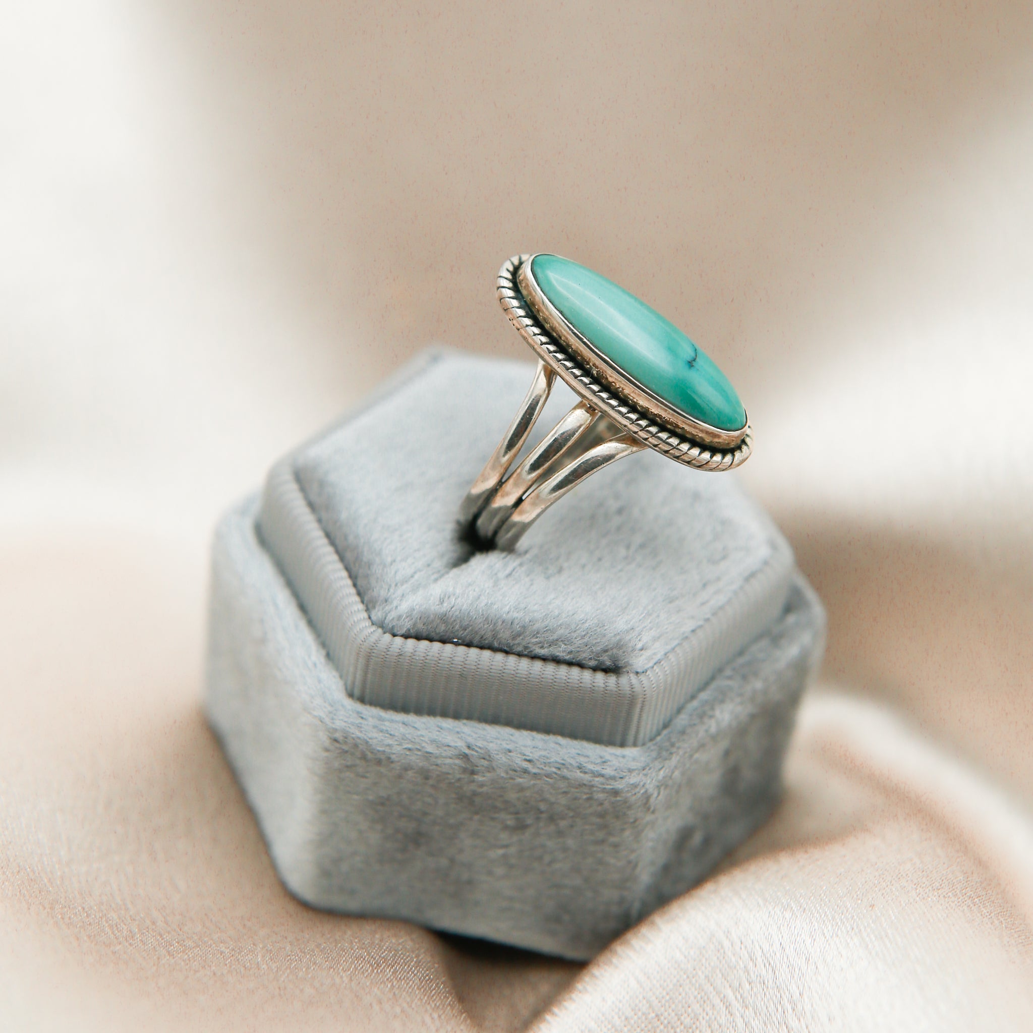 Royston Turquoise Ring  | Sz 8