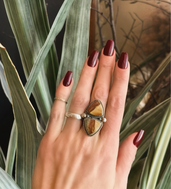 Picture Jasper ring