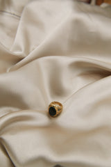 Vintage Onyx Ring | Sz 8.5