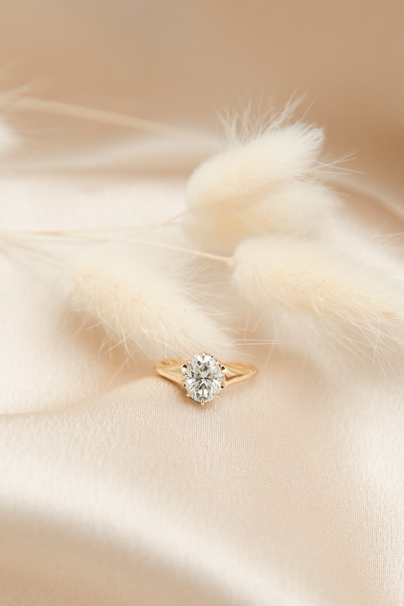 Amelia| 14k 2ct Moissanite Ring