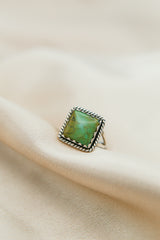 Royston Turquoise Square Ring | Sz 7