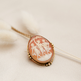 3 Graces Vintage Cameo Necklace