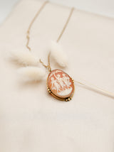 3 Graces Vintage Cameo Necklace