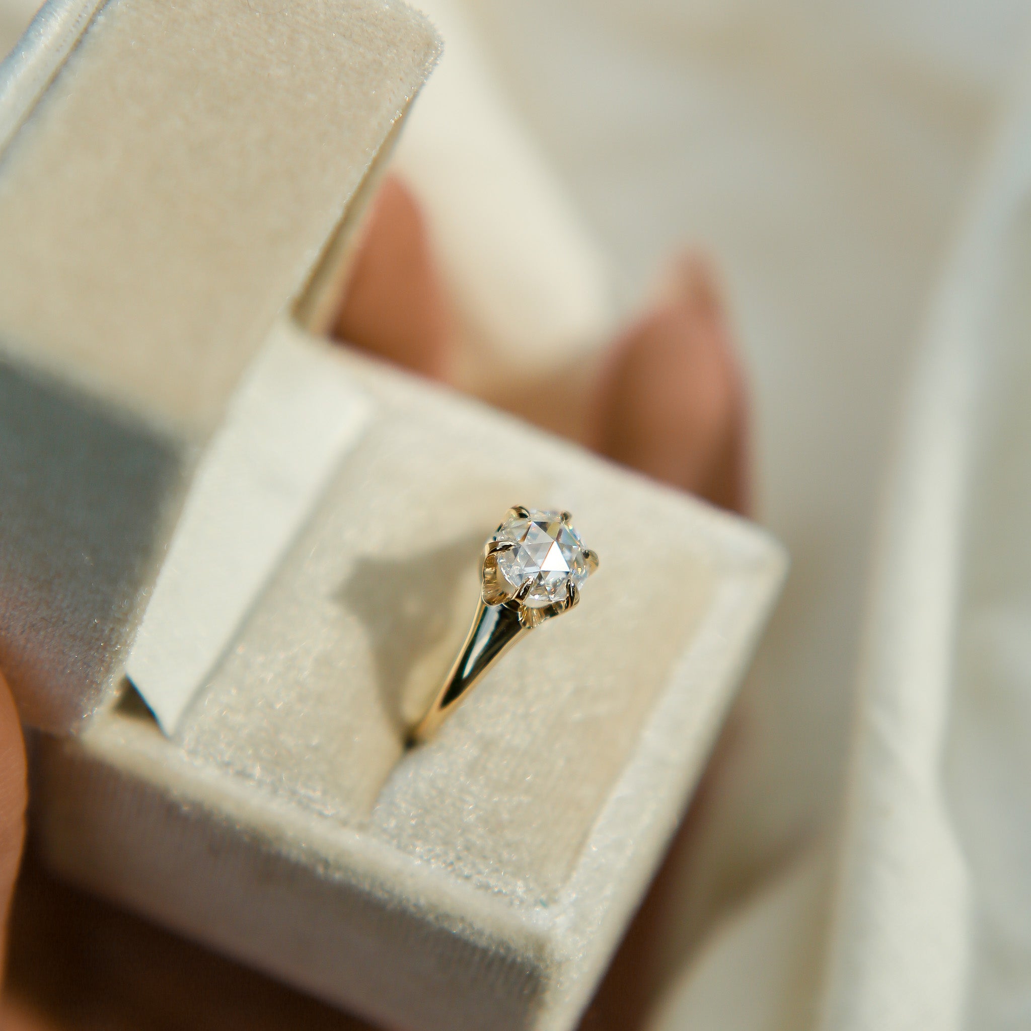 Amelia | 1.5 ct Double Rose Cut Round | sz 8