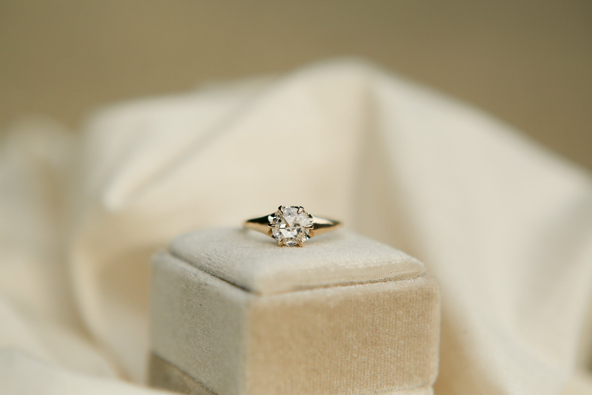 Amelia | 1.5 ct Double Rose Cut Round | sz 8