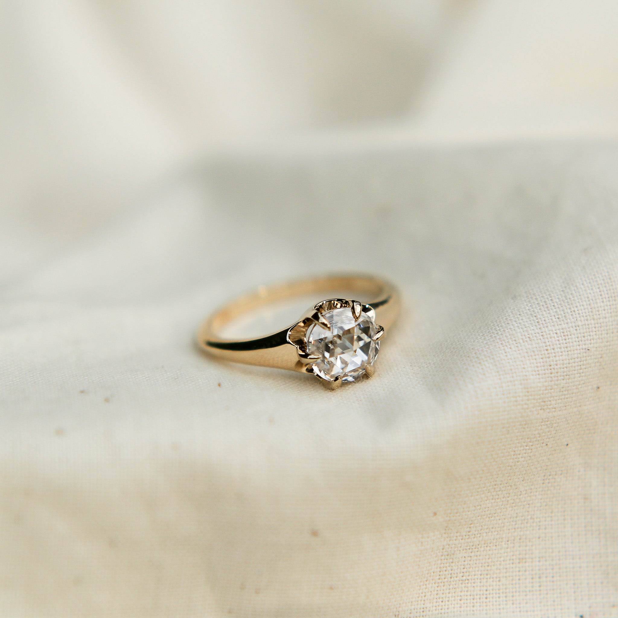 Amelia | 1.5 ct Double Rose Cut Round | sz 8