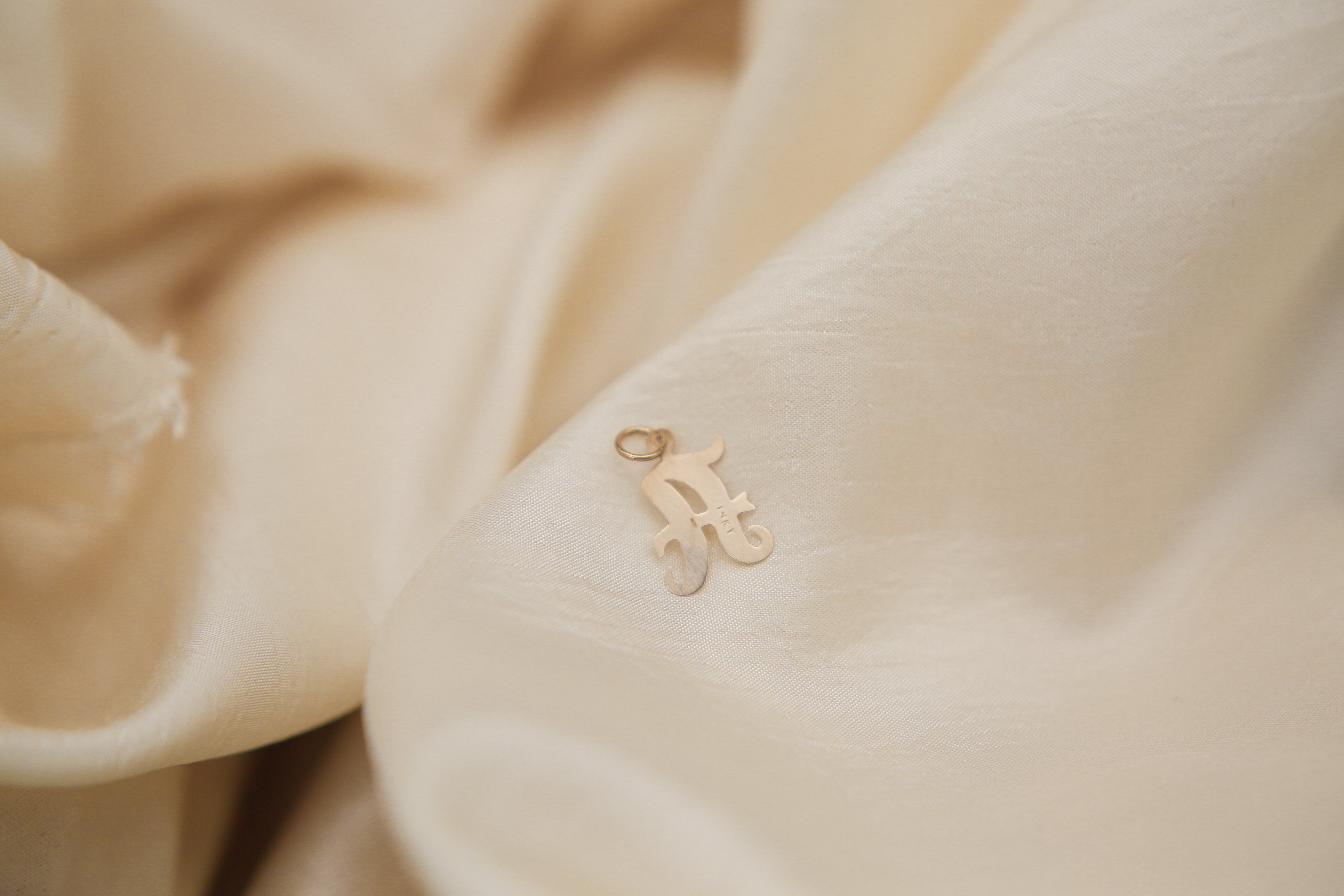 Vintage "A" Letter | Necklace Charm