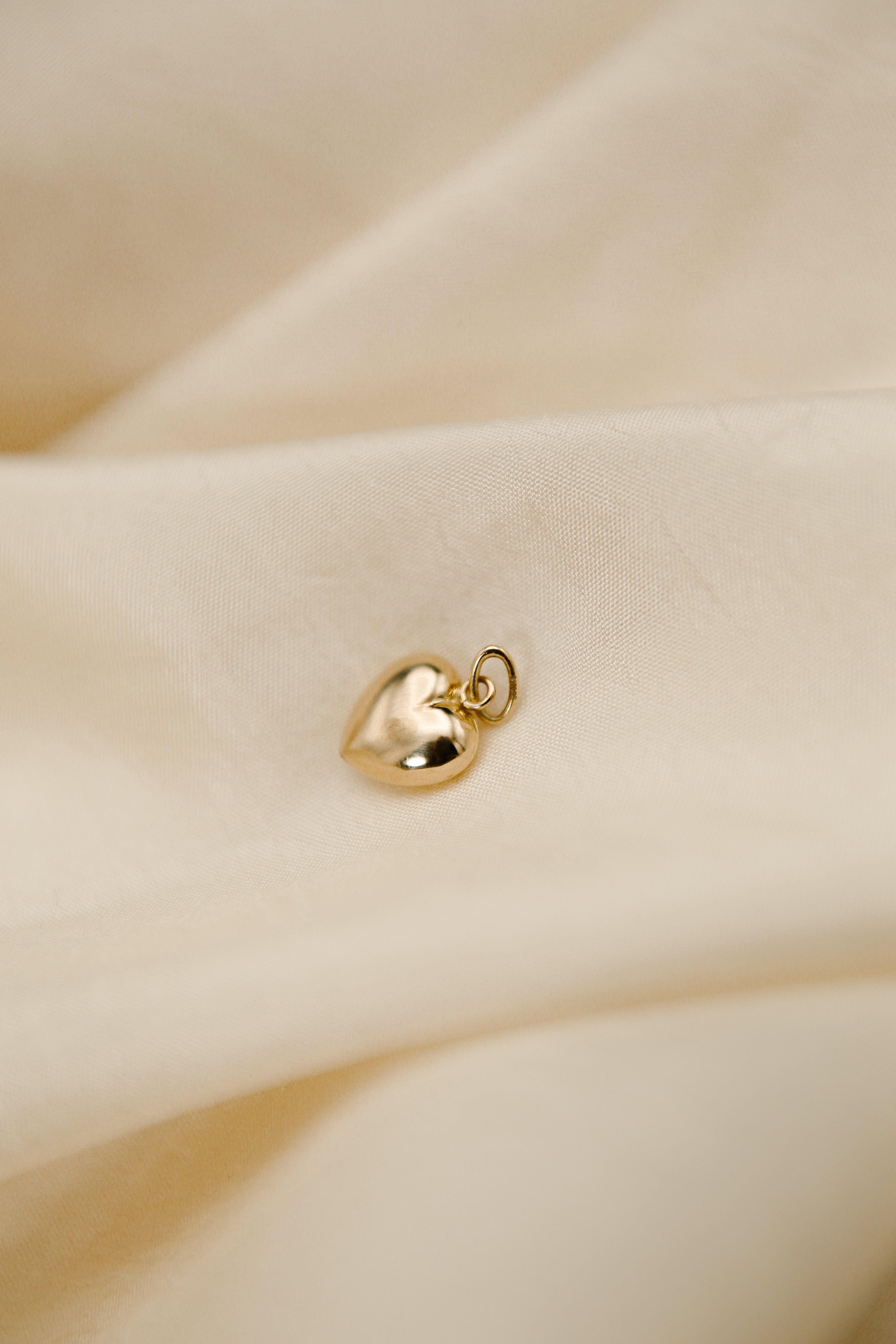 80's Puffy Heart | Necklace Charm
