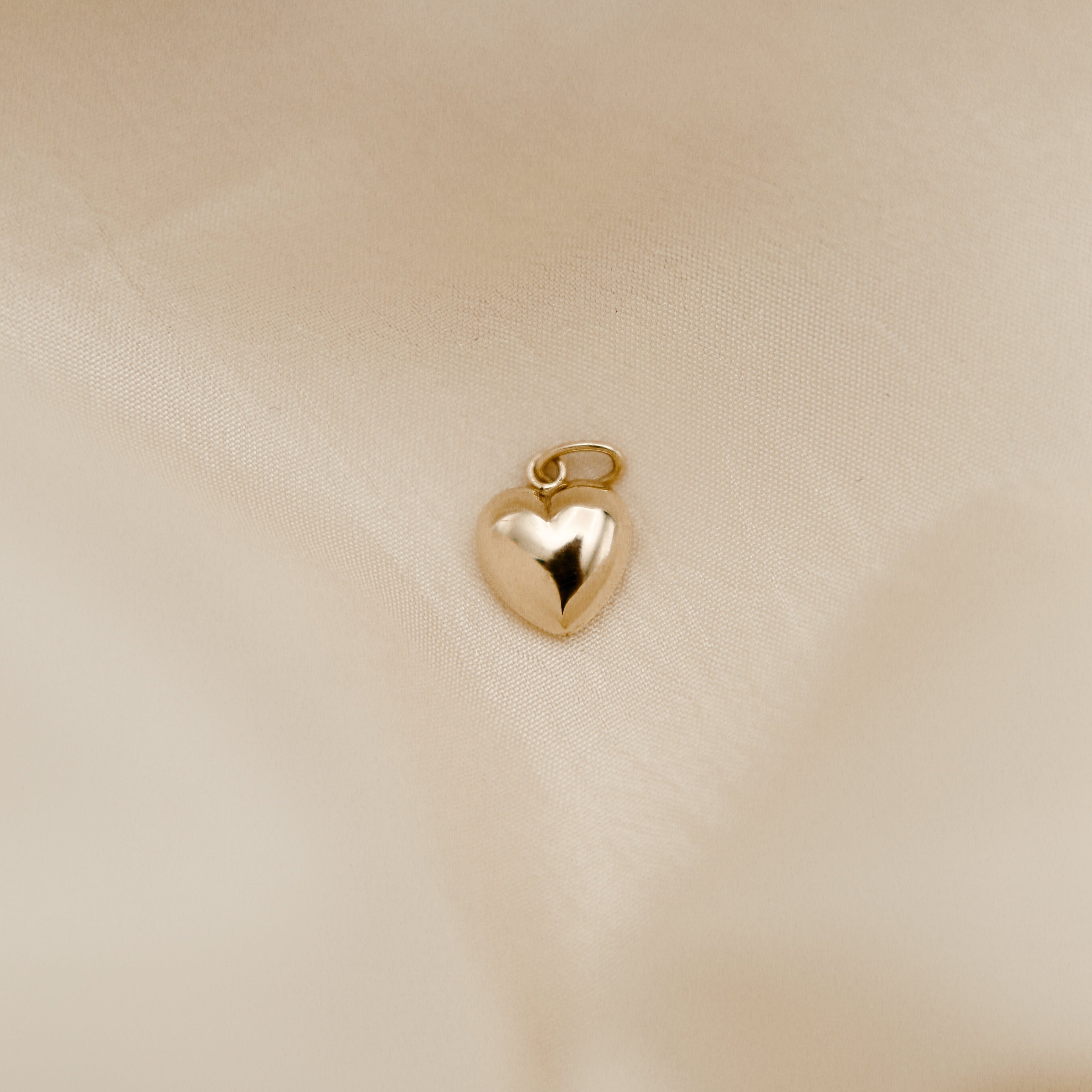 80's Puffy Heart | Necklace Charm