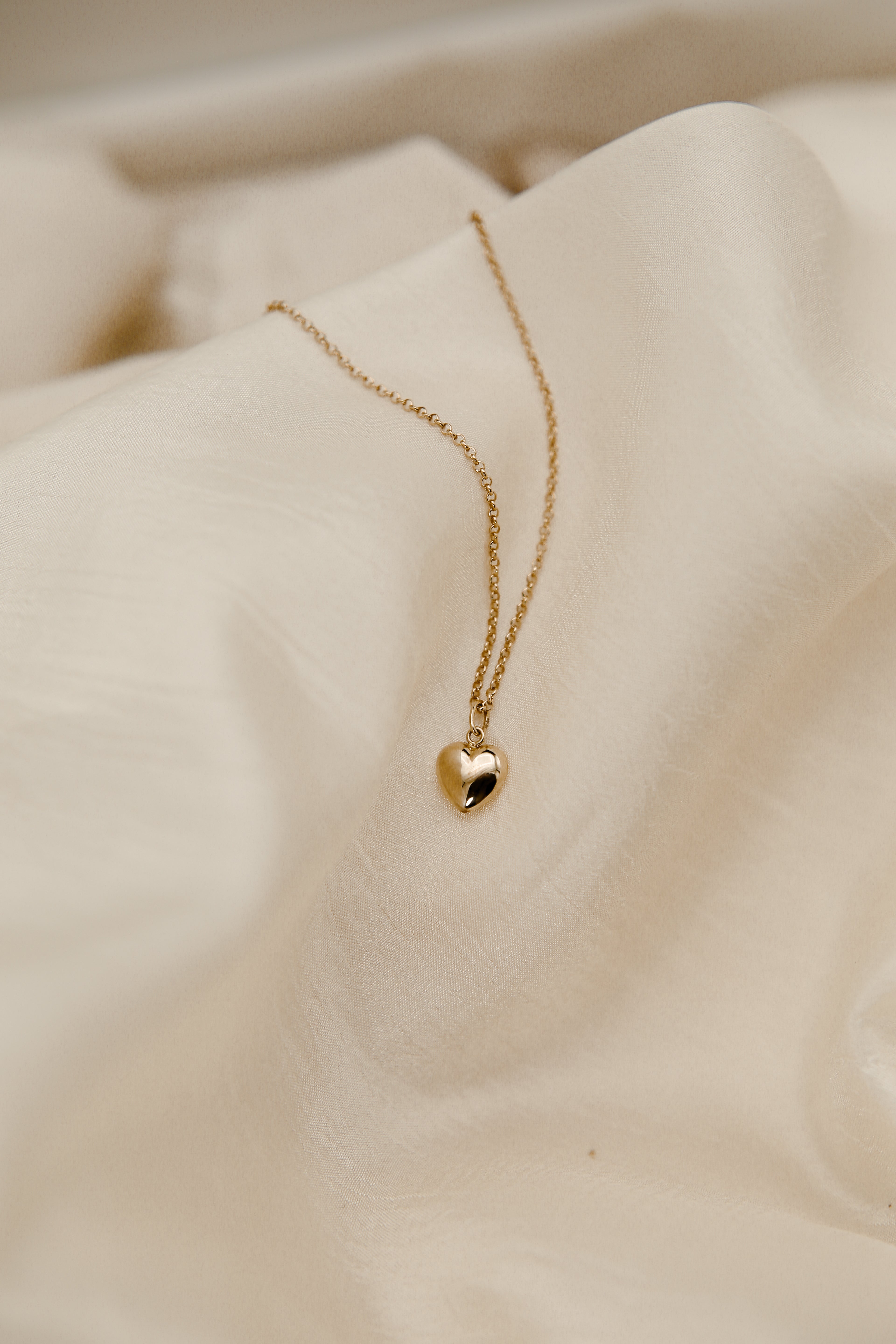80's Puffy Heart | Necklace Charm