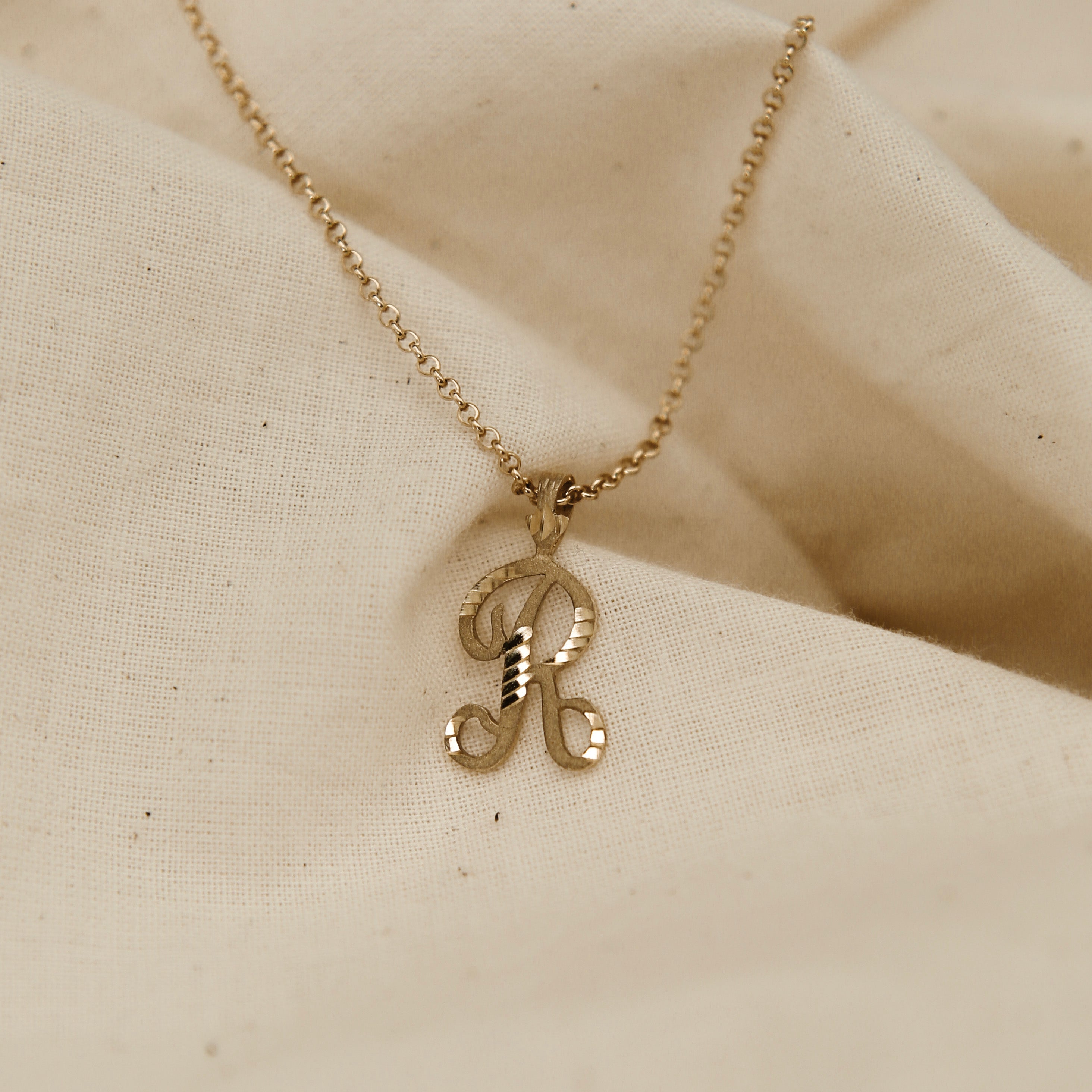 80's "R" Letter | Necklace Charm