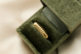 18k Architectural Band | sz 8