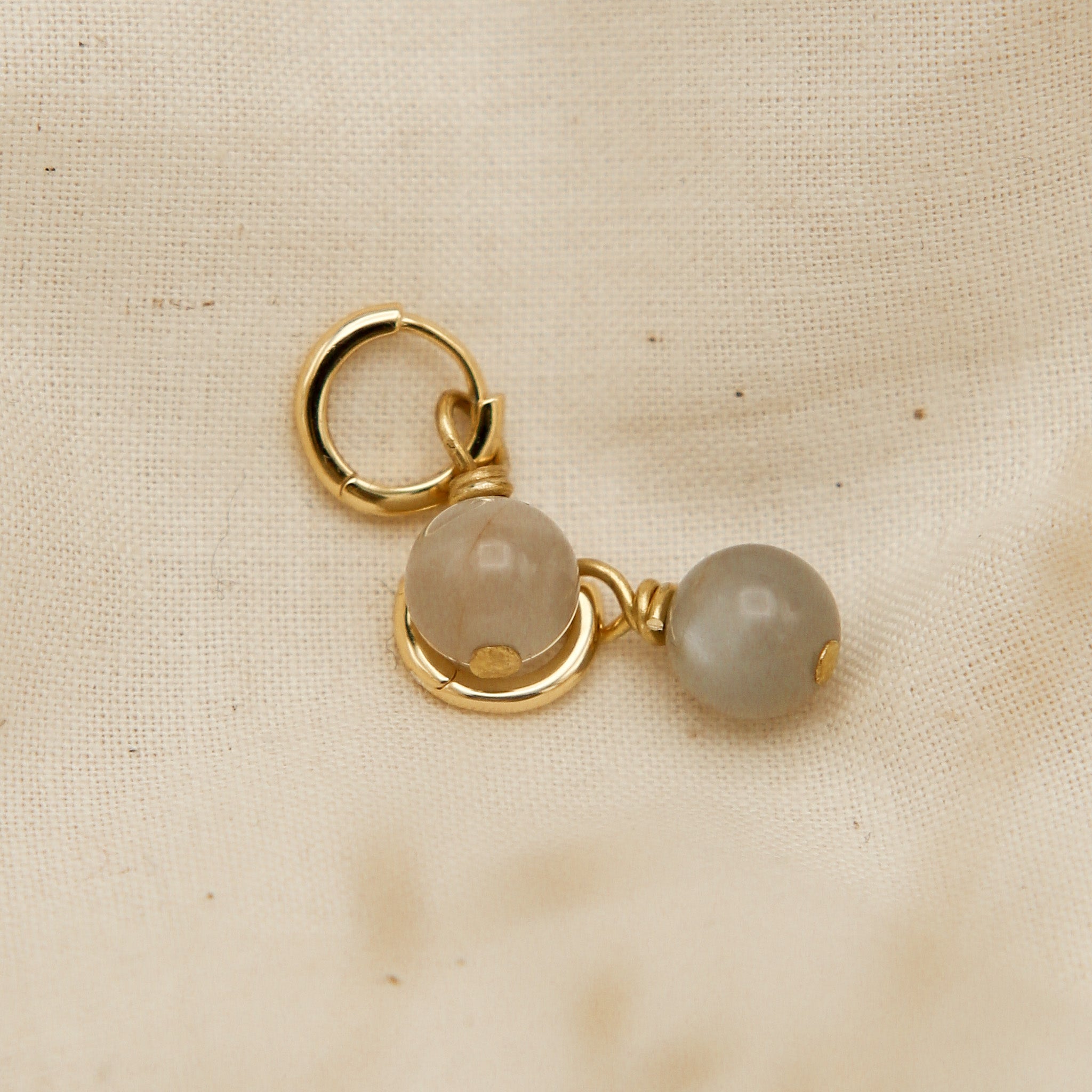 Winter Gemstone Hoops