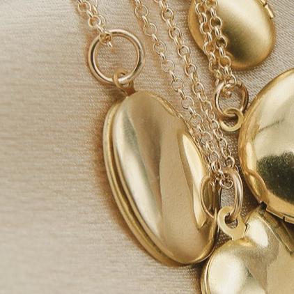 Gold Fill Lou Locket Necklace