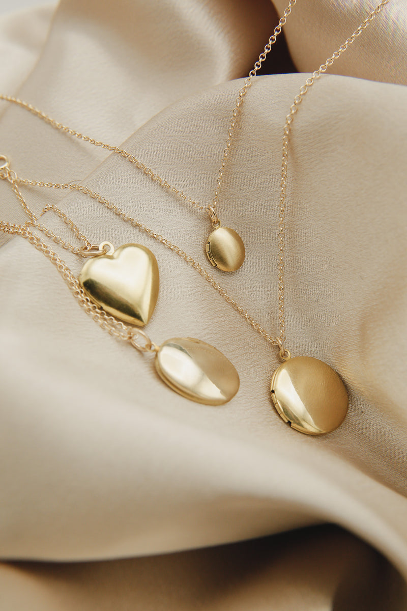 Gold Fill Lou Locket Necklace