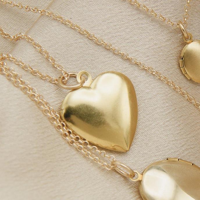 Gold Fill Lou Locket Necklace