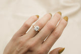Four prong 3ct oval solitaire engagement ring in yellow gold by Cival Jewelry shop Milwaukee 