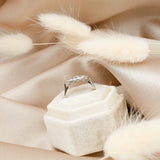 14k Art Deco Ring with Natural Diamond | sz 6.25