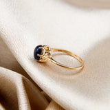 Vintage 10K Star Sapphire Ring | sz 6.5
