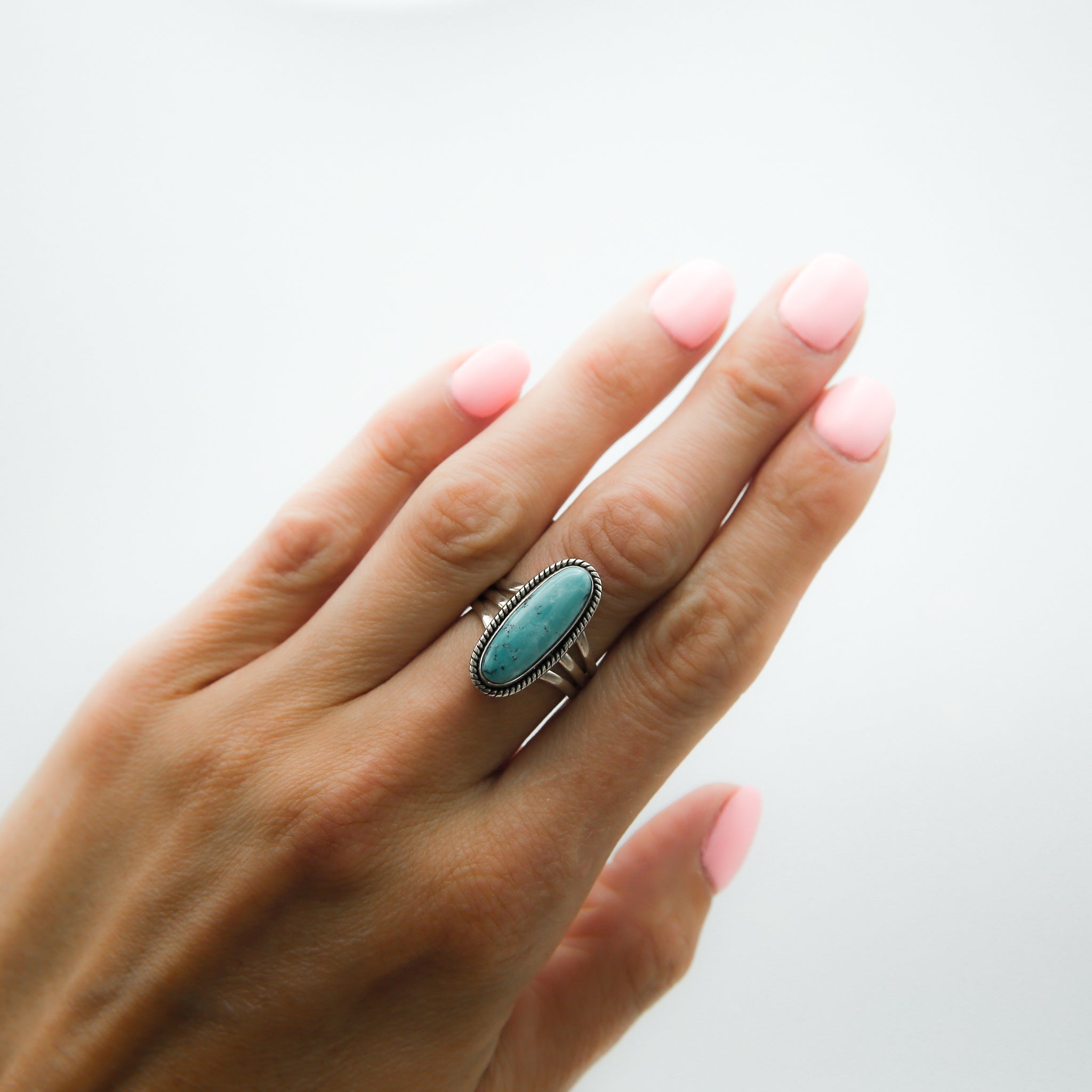 Kingman Turquoise Ring  | Sz 8